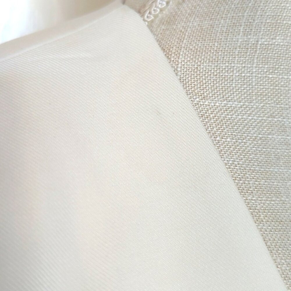 Source Unknown Cream Blazer with Modern Tailored … - image 6